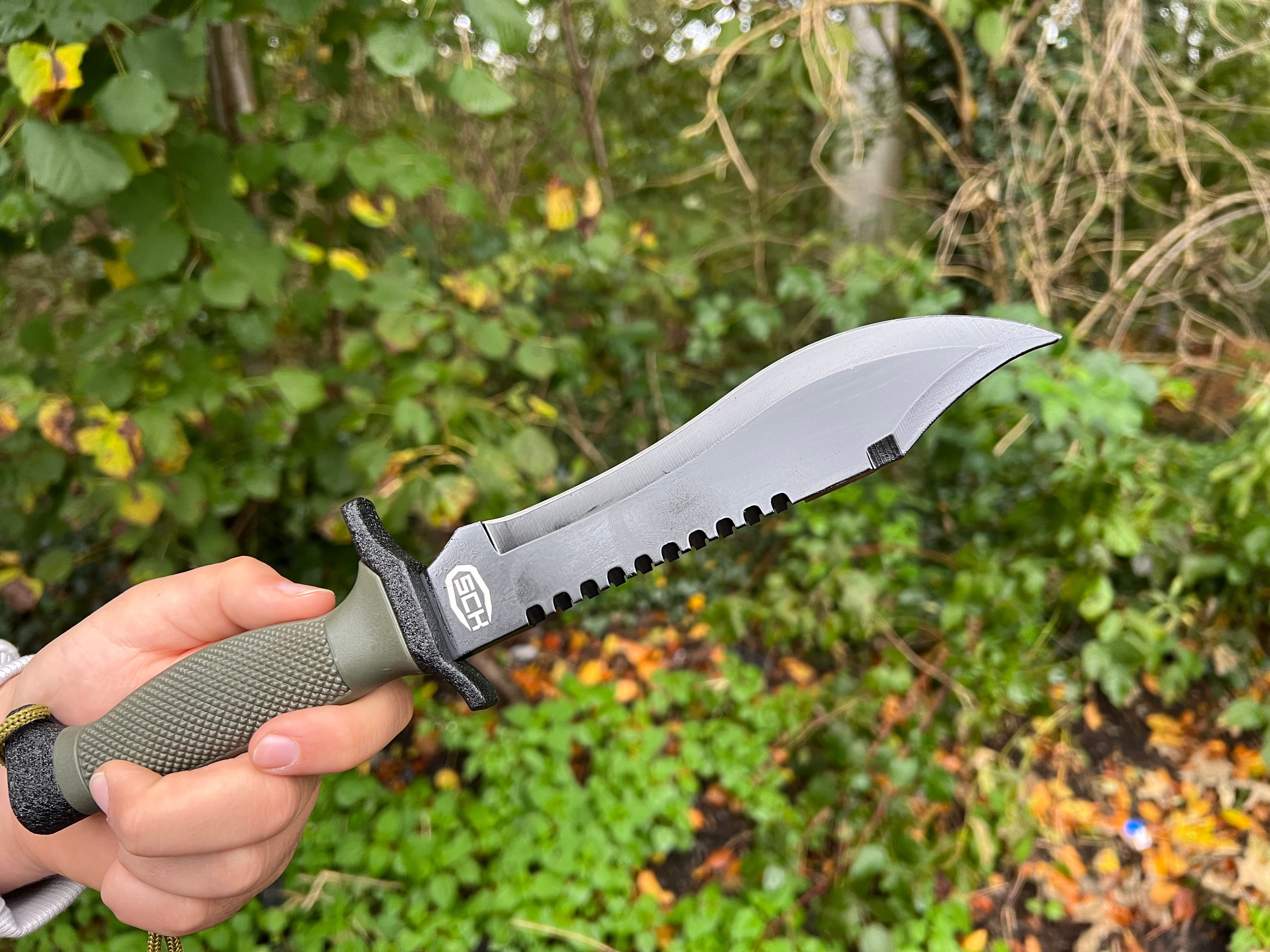 Survival-Messer "Rambo Tactical" – Outdoor-Gefährte mit harter Anodisierung und starrem Holster
