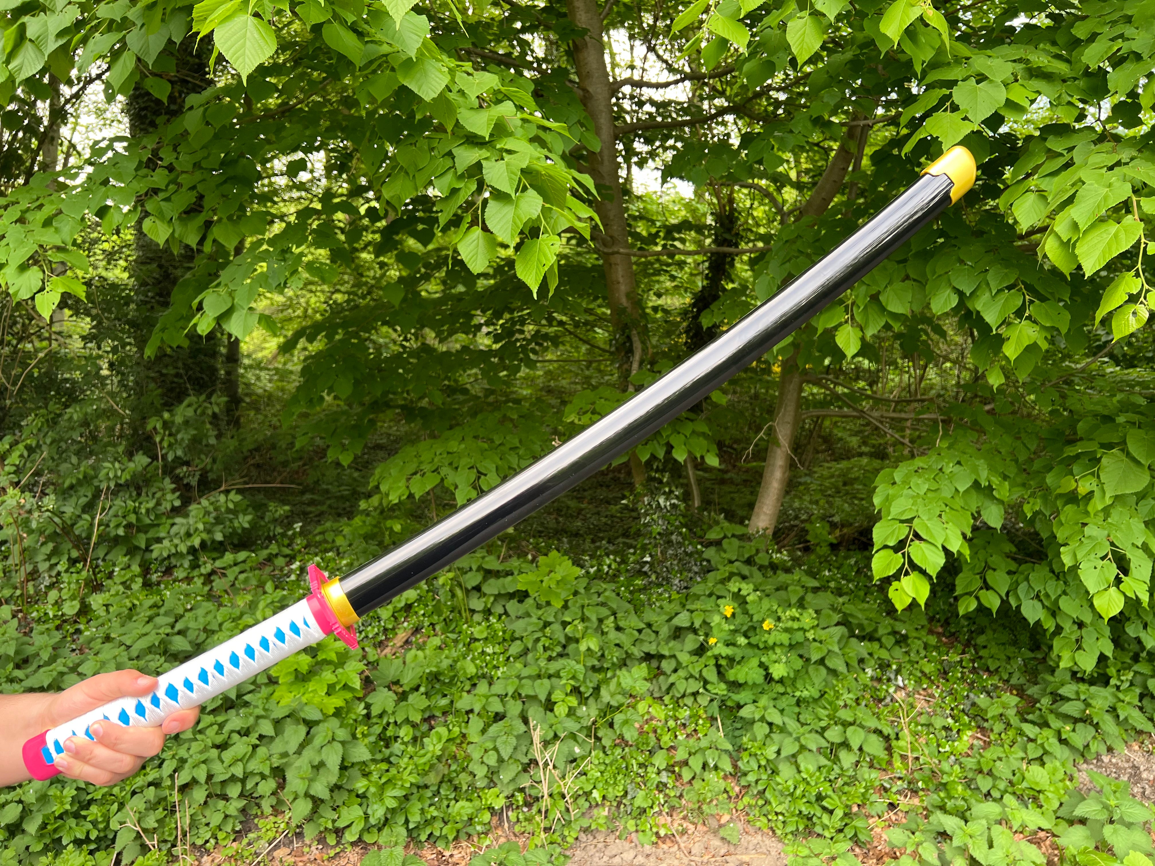 Giyu Tomiokas Katana mit Bambusklinge - Demon Slayer: Kimetsu No Yaiba