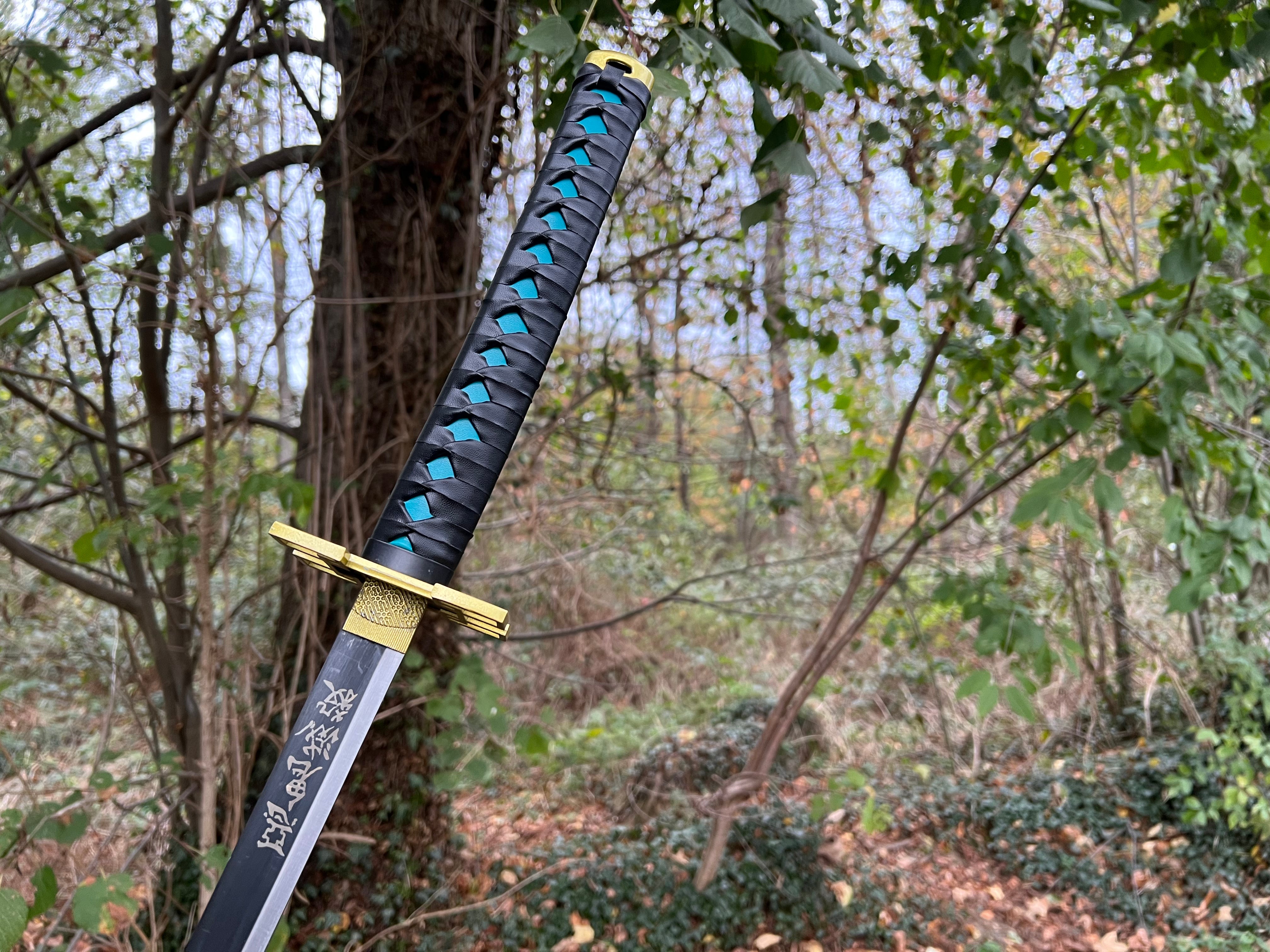 Tokitou Muichiro Katana mit Bambusklinge - Demon Slayer: Kimetsu No Yaiba