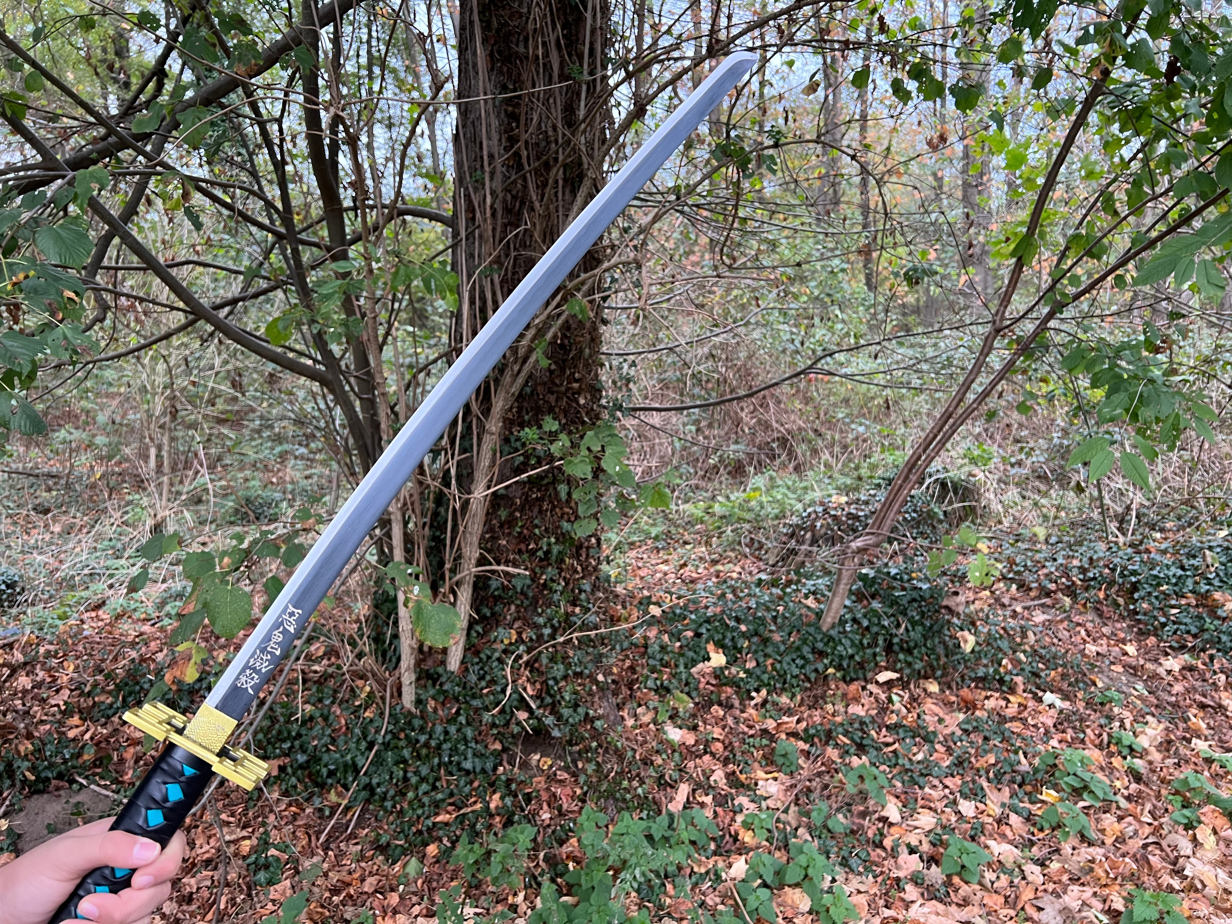 Tokitou Muichiro Katana mit Bambusklinge - Demon Slayer: Kimetsu No Yaiba