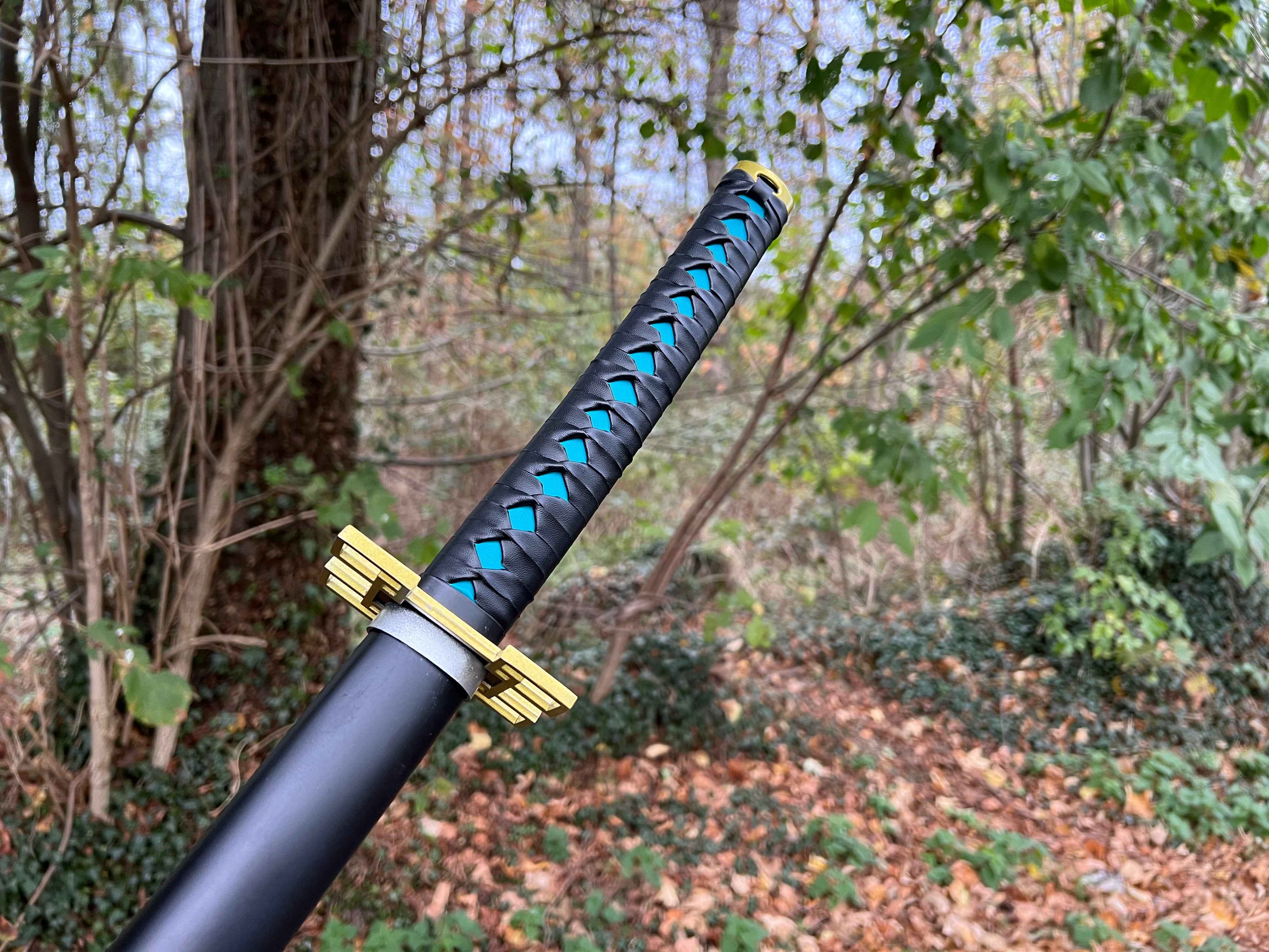 Tokitou Muichiro Katana mit Bambusklinge - Demon Slayer: Kimetsu No Yaiba