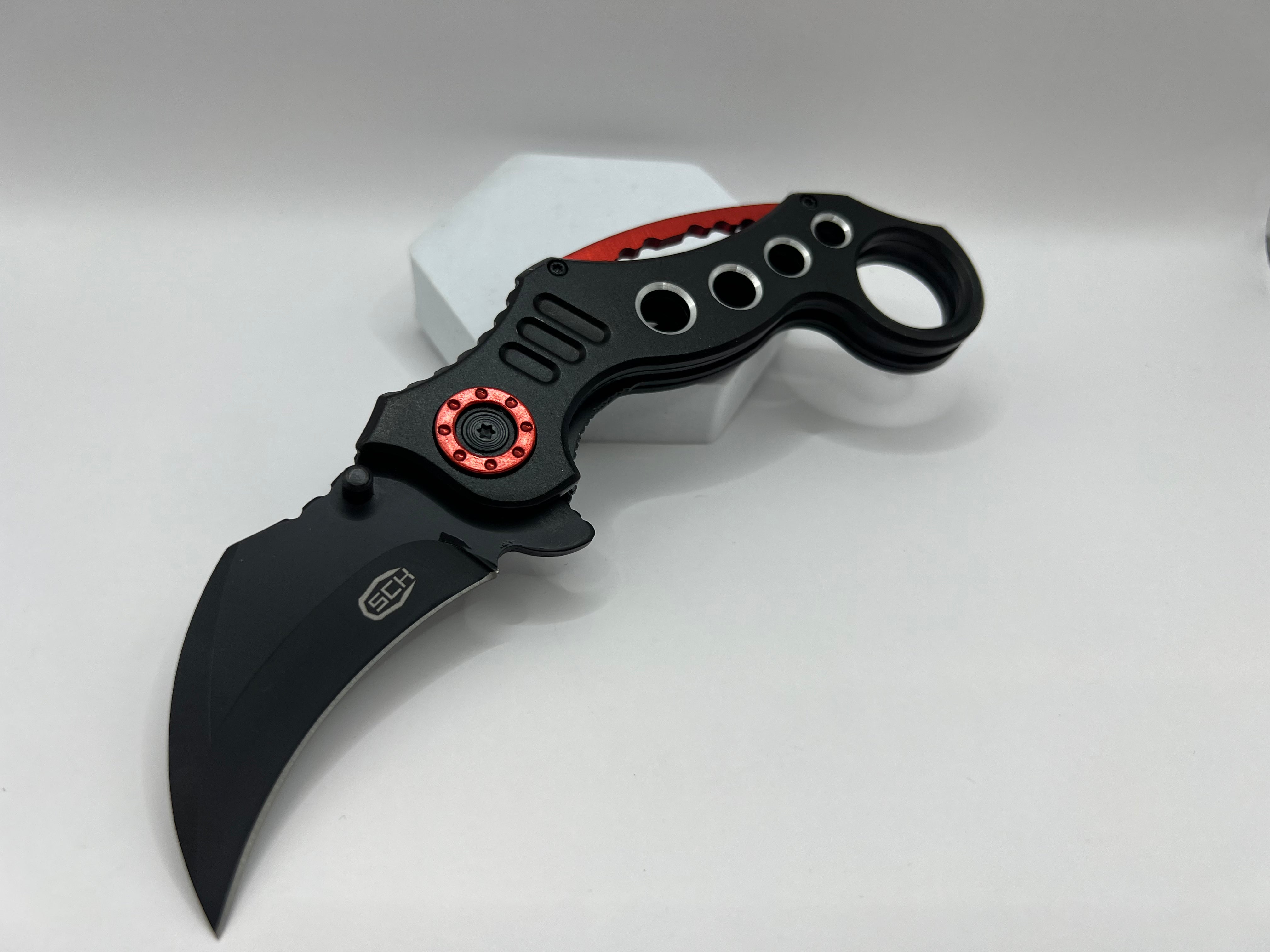 Klappbares Karambit Taschenmesser - Federunterstützt (CW-K29)