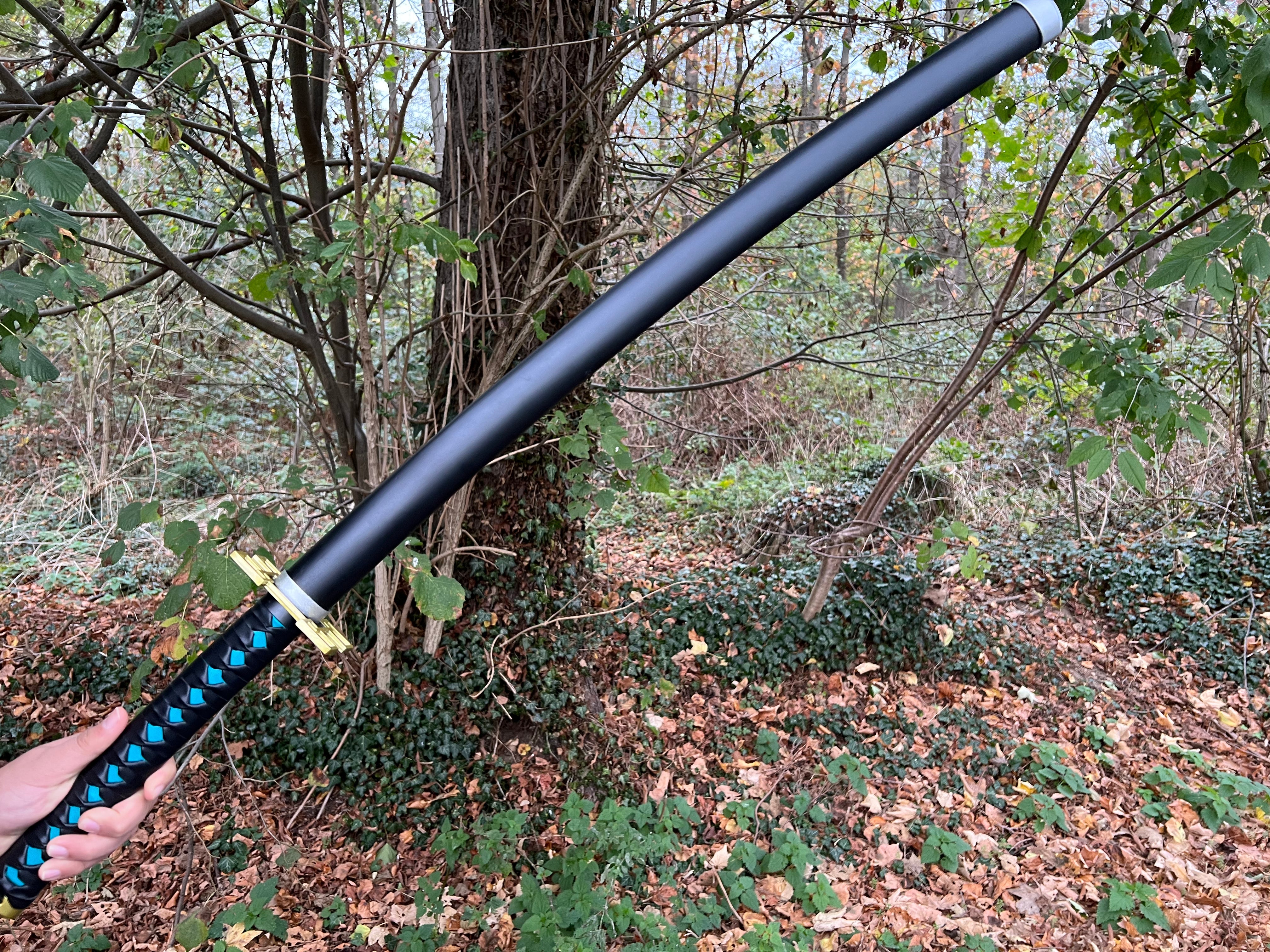 Tokitou Muichiro Katana mit Bambusklinge - Demon Slayer: Kimetsu No Yaiba