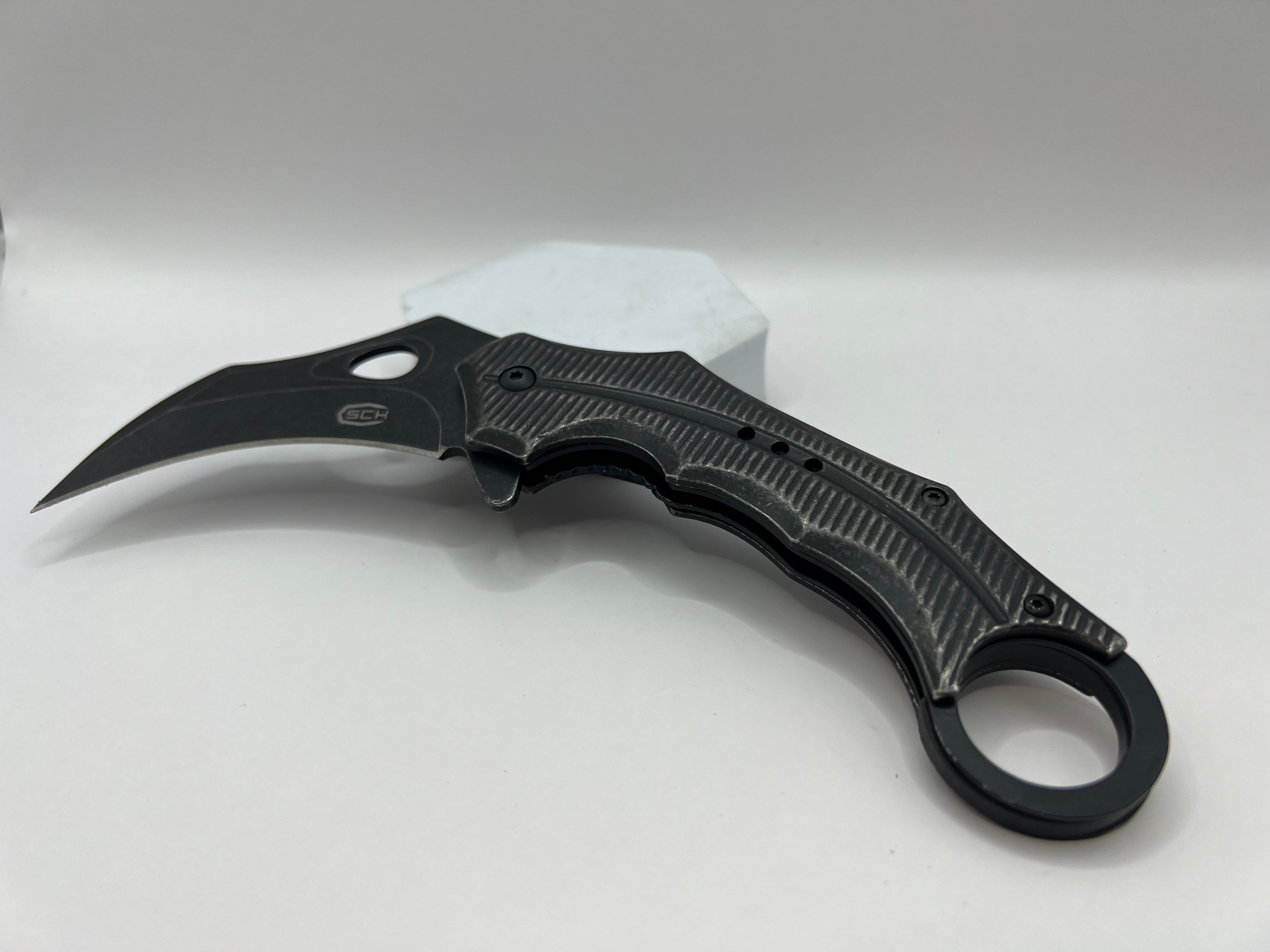 Klappbares Karambit-Taschenmesser - Federunterstütz (CW-H37)