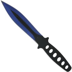 Wurfmesser-Set 12 Teile (4 blau/ 4 grün/4 rot)