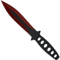 Wurfmesser-Set 12 Teile (4 blau/ 4 grün/4 rot)