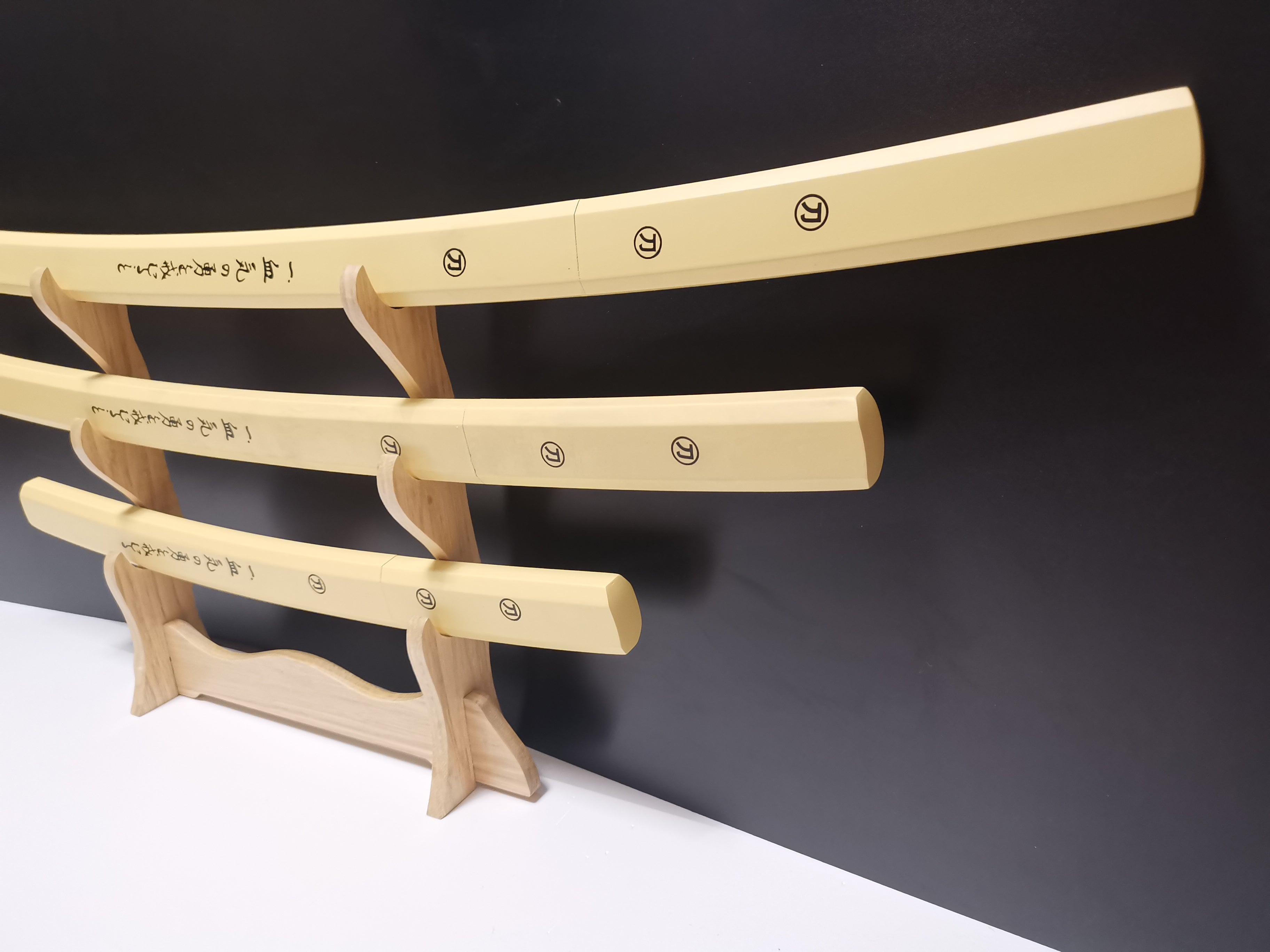 Shirasaya Katana Set mit Halterung