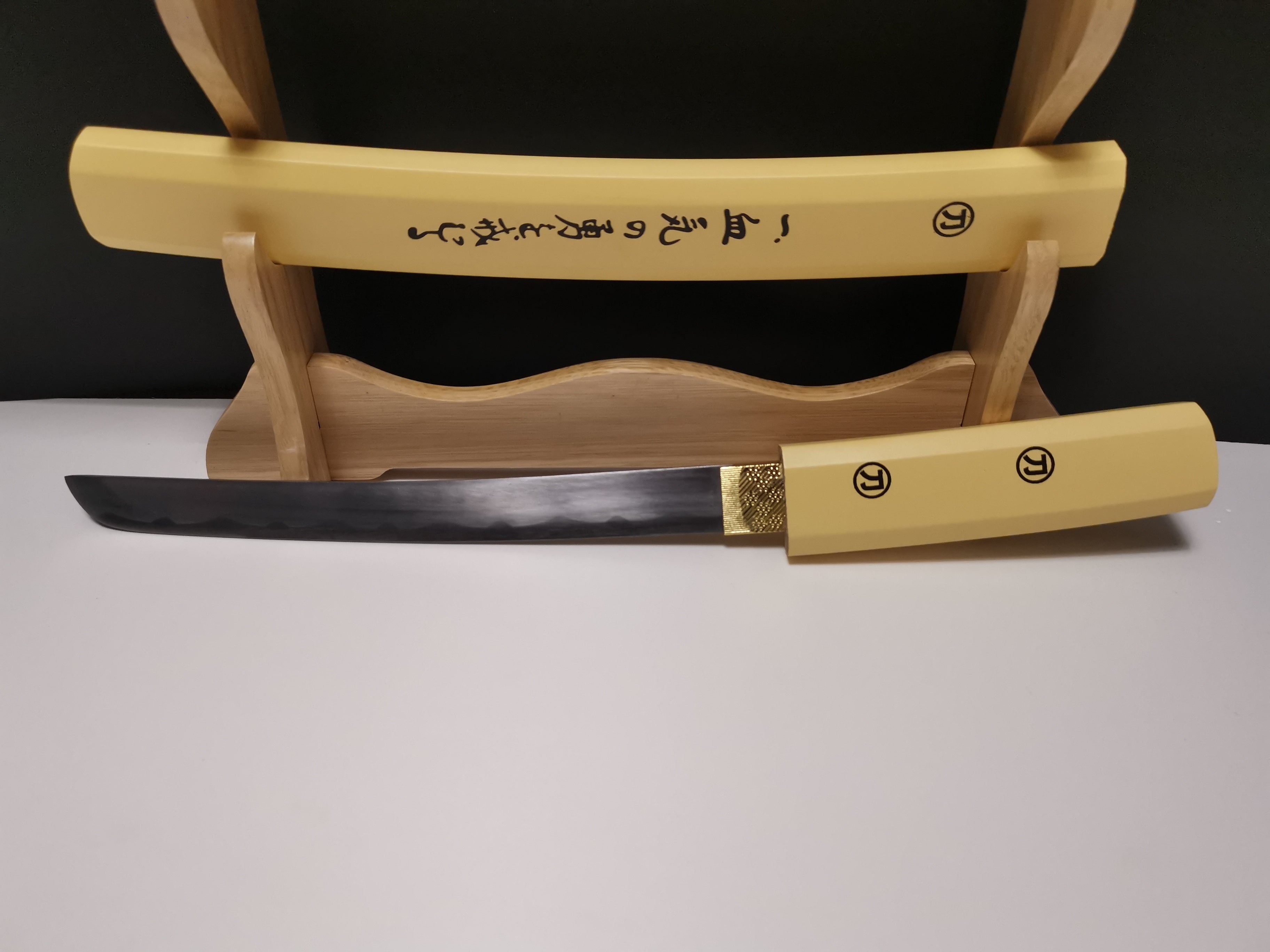 Shirasaya Katana Set mit Halterung