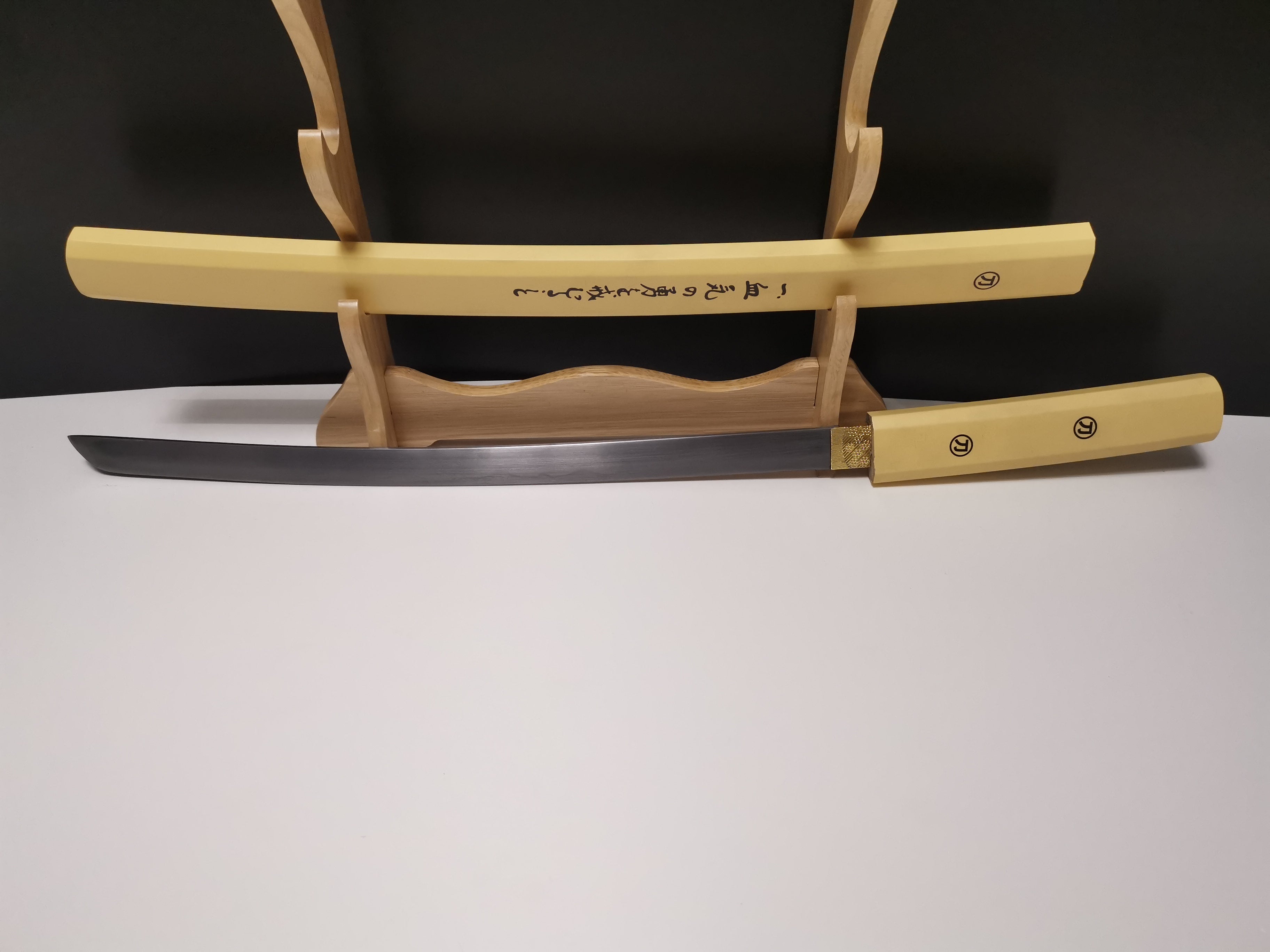 Shirasaya Katana Set mit Halterung