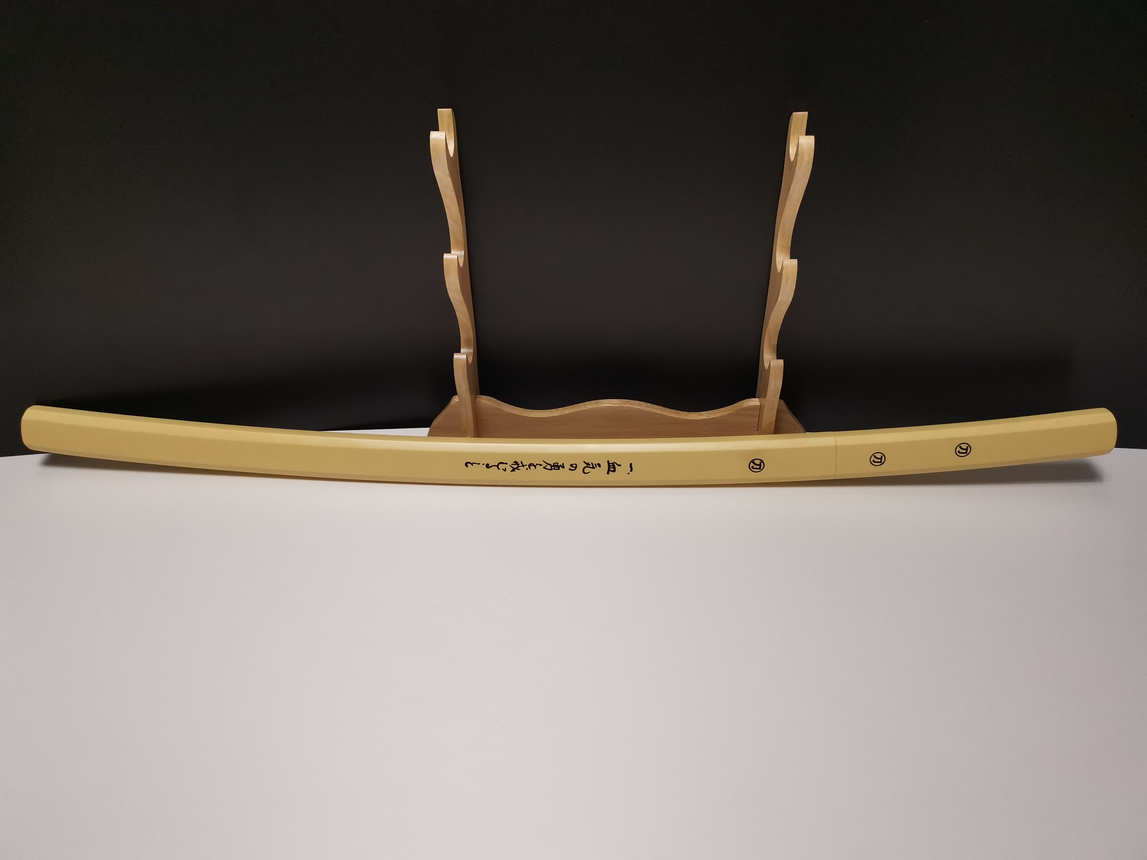 Shirasaya Katana Set mit Halterung