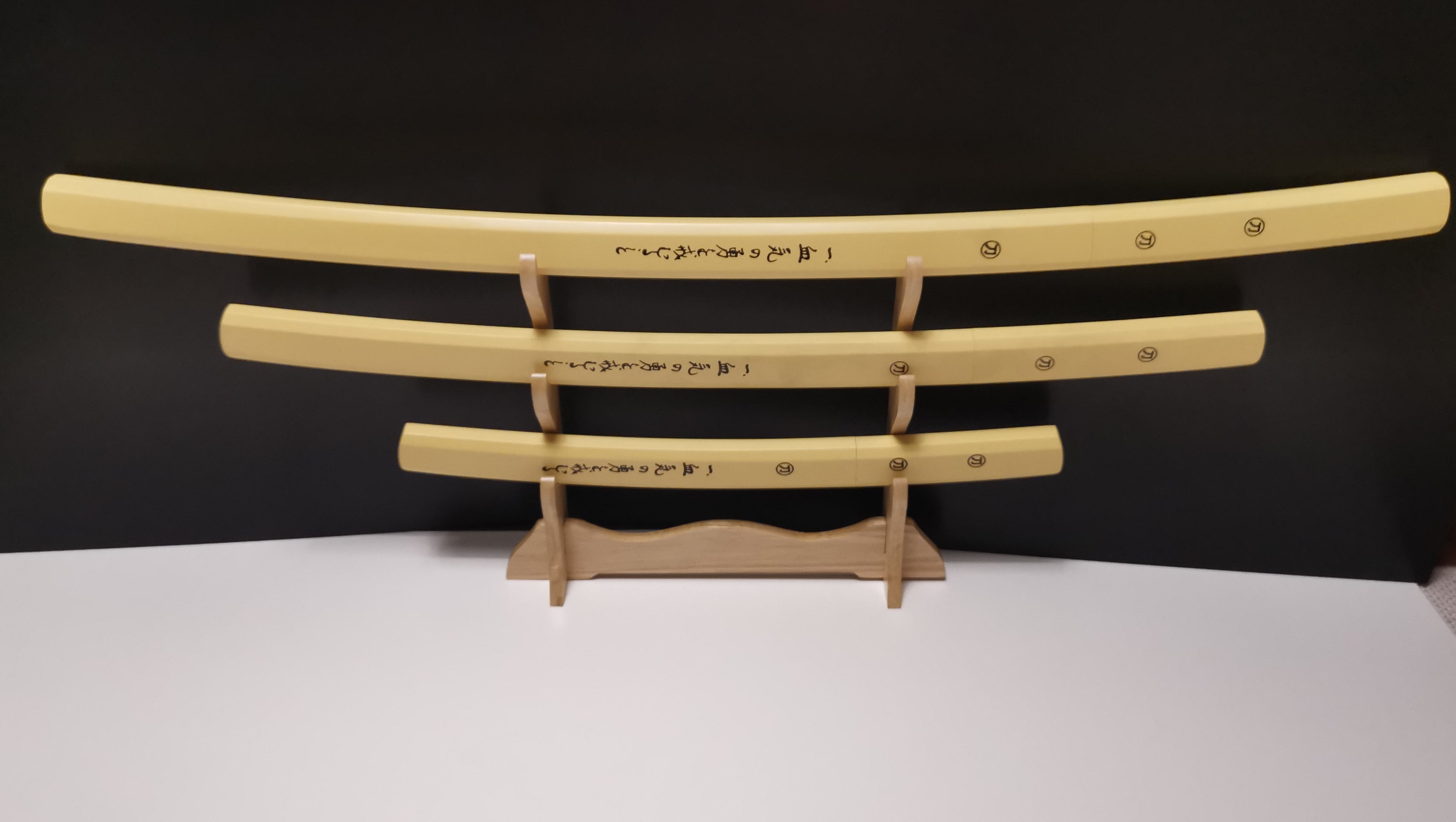 Shirasaya Katana Set mit Halterung