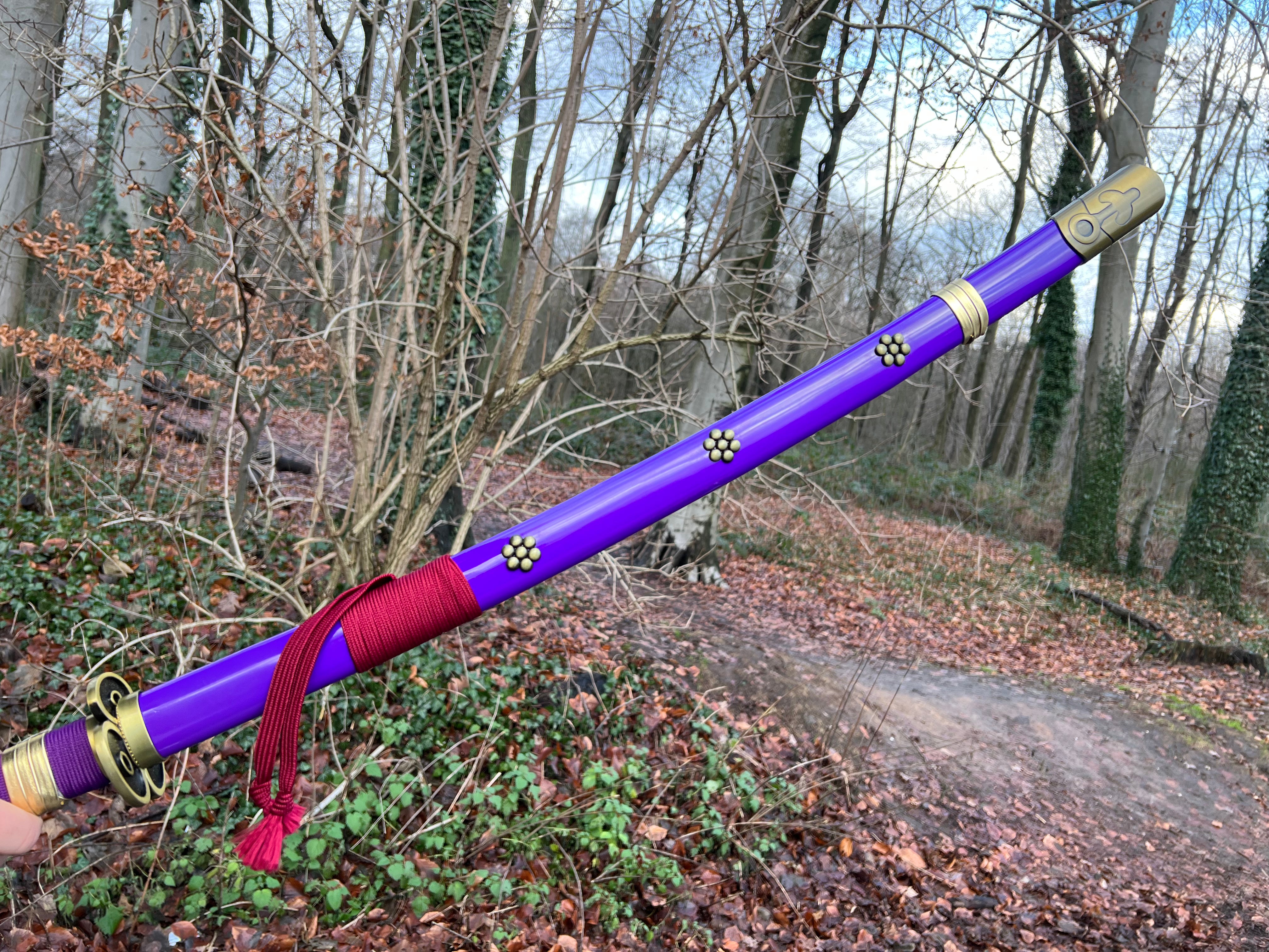 Practical Longquan Handgeschmiedetes Enma Katana von Zoro - One Piece (Vorbestellung)