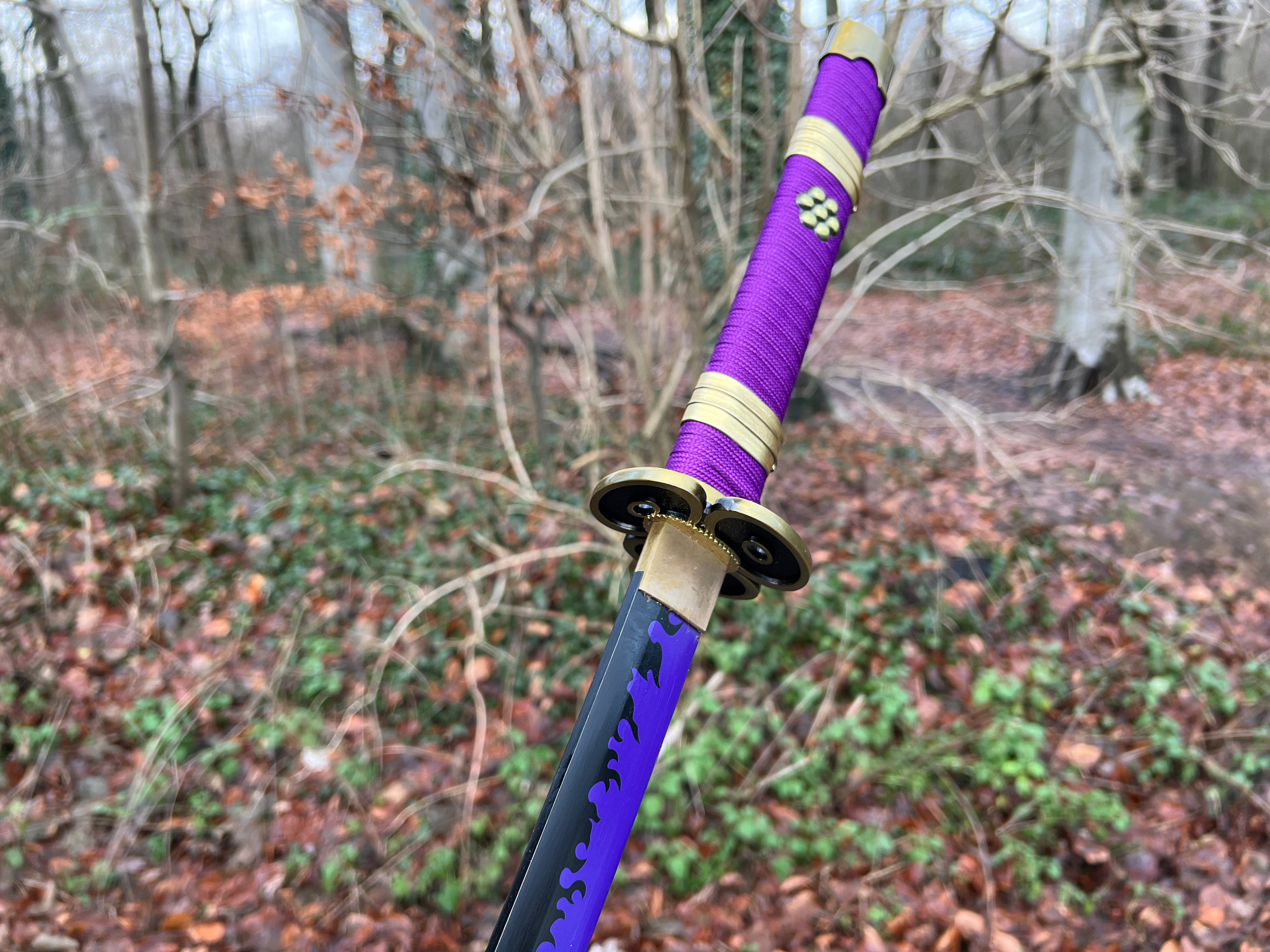 Practical Longquan Handgeschmiedetes Enma Katana von Zoro - One Piece (Vorbestellung)