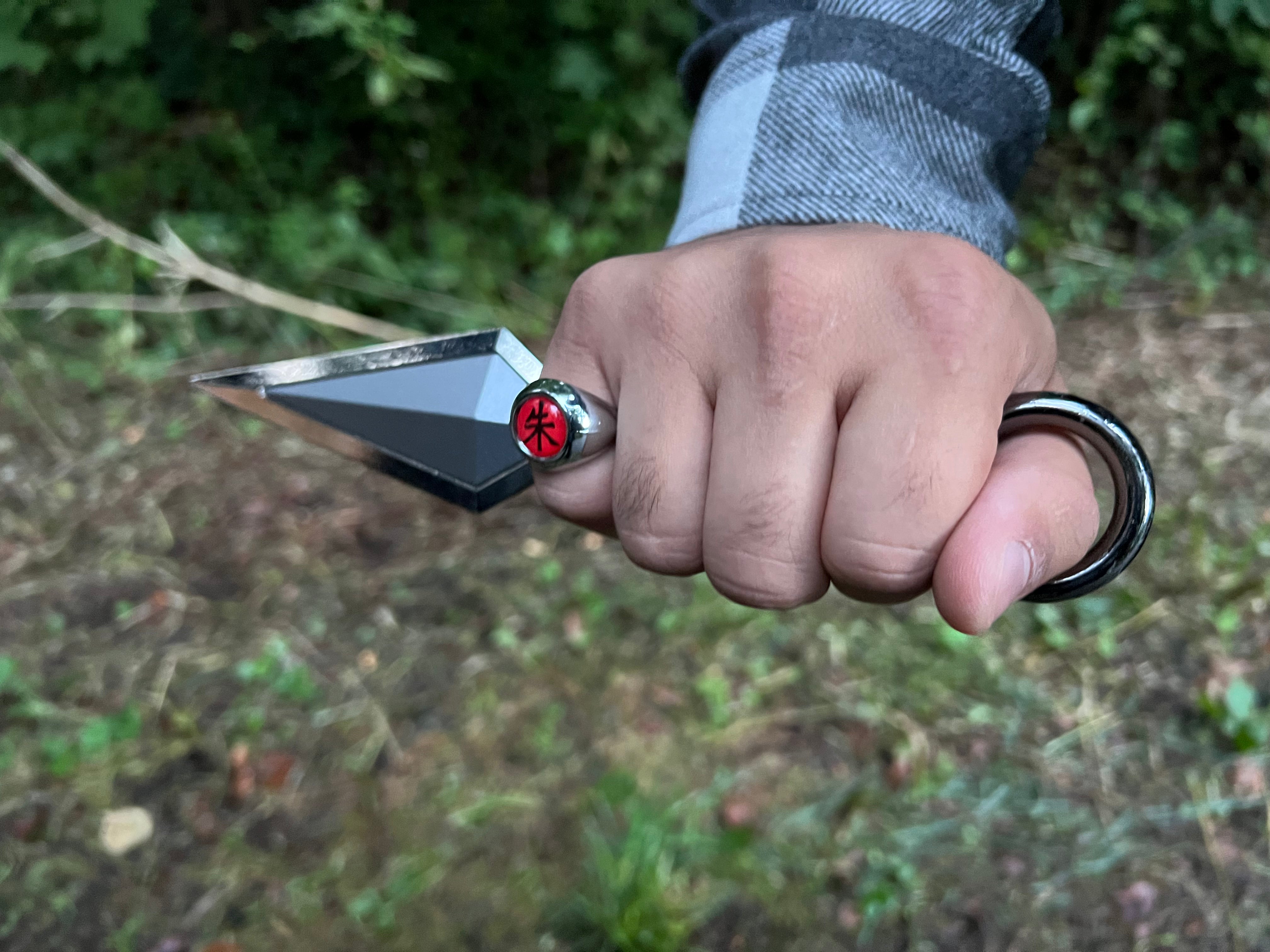 Kunai Set mit Stirnband und Ring - Naruto