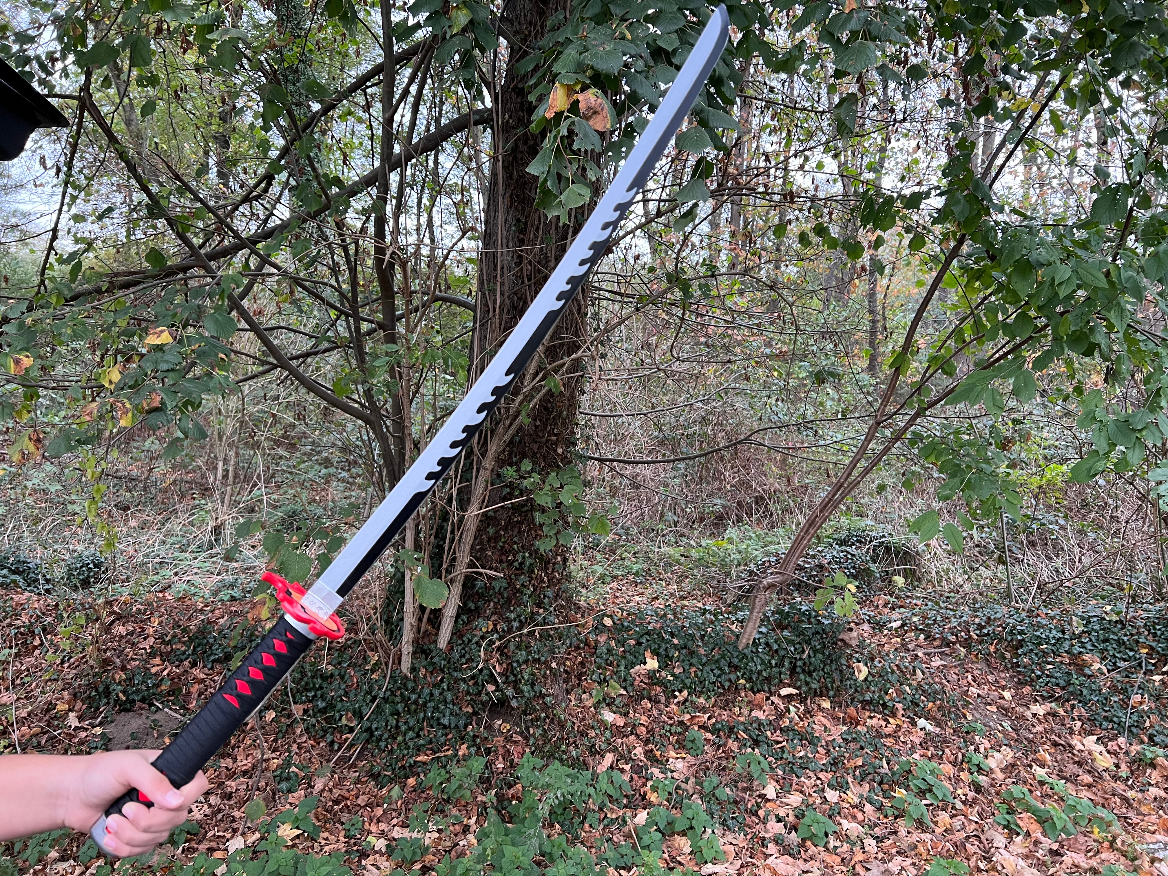 Tanjiro Katana V2 Bambusklinge -Demon Slayer (Nichirin): Kimetsu No Yaiba (Vorbestellung)