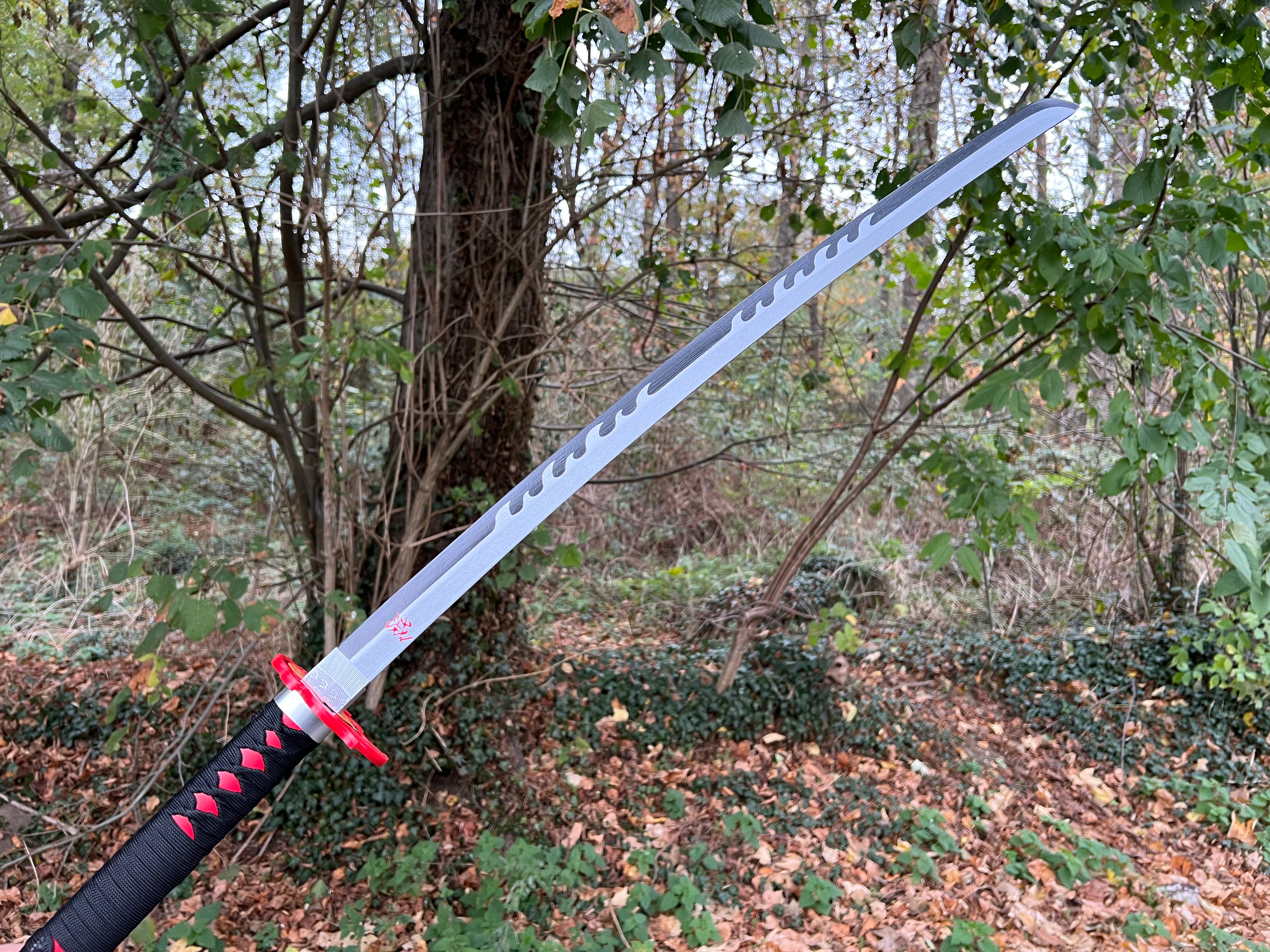 Tanjiro Katana V2 Bambusklinge -Demon Slayer (Nichirin): Kimetsu No Yaiba (Vorbestellung)
