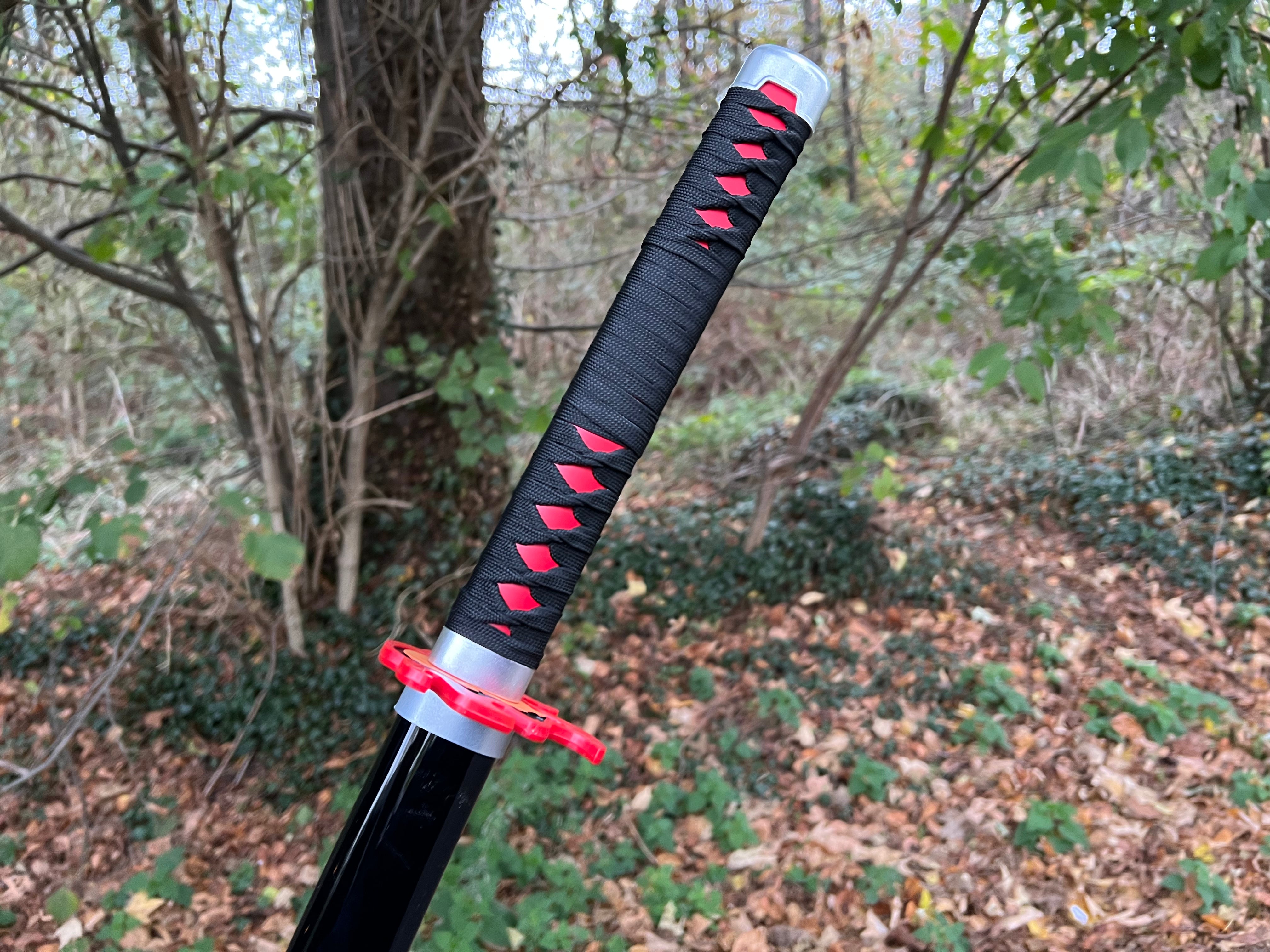 Tanjiro Katana V2 Bambusklinge -Demon Slayer (Nichirin): Kimetsu No Yaiba (Vorbestellung)