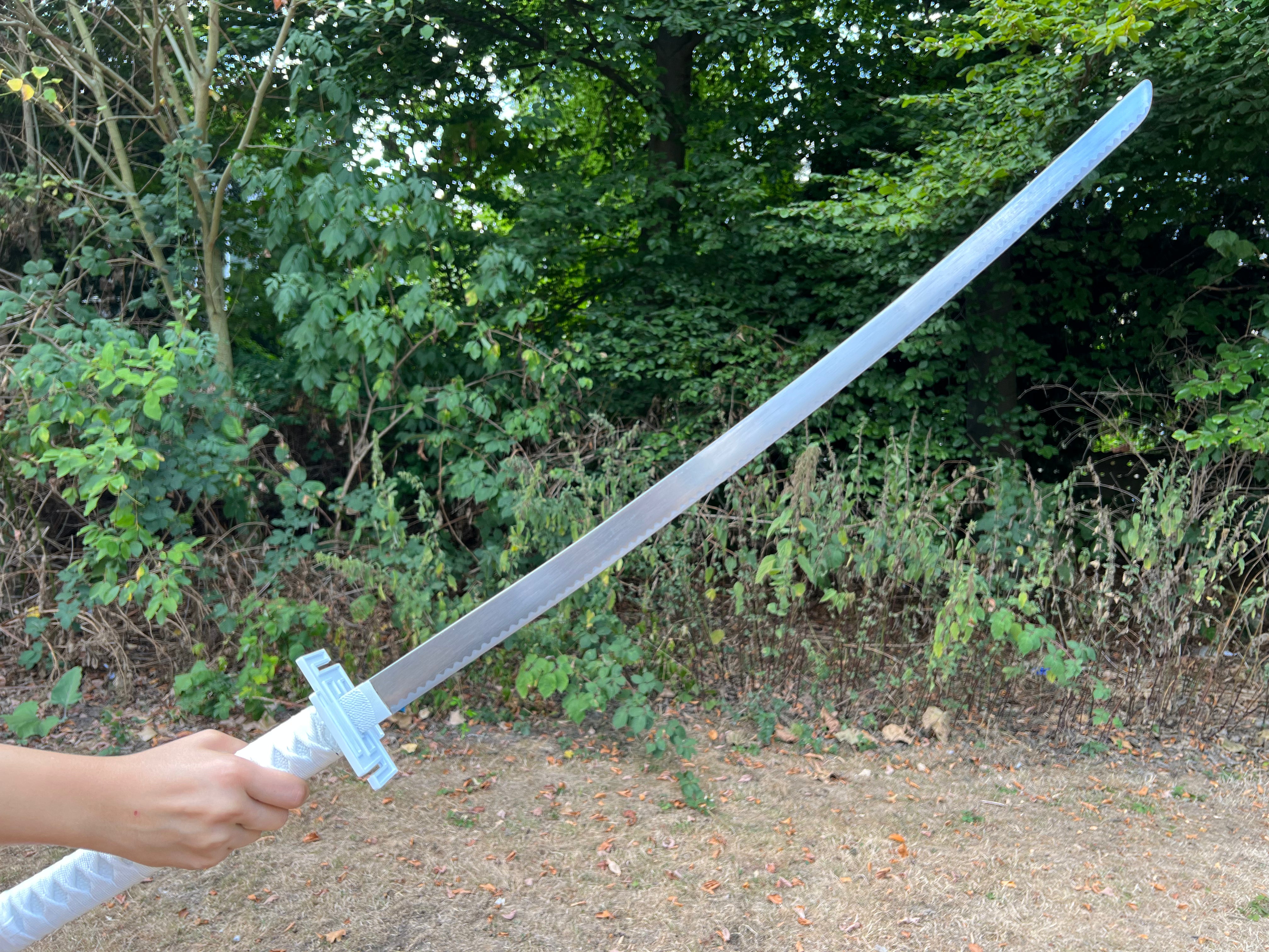 Ichigo Zangetsu Katana in der Bankai Form (Weiß) - Bleach