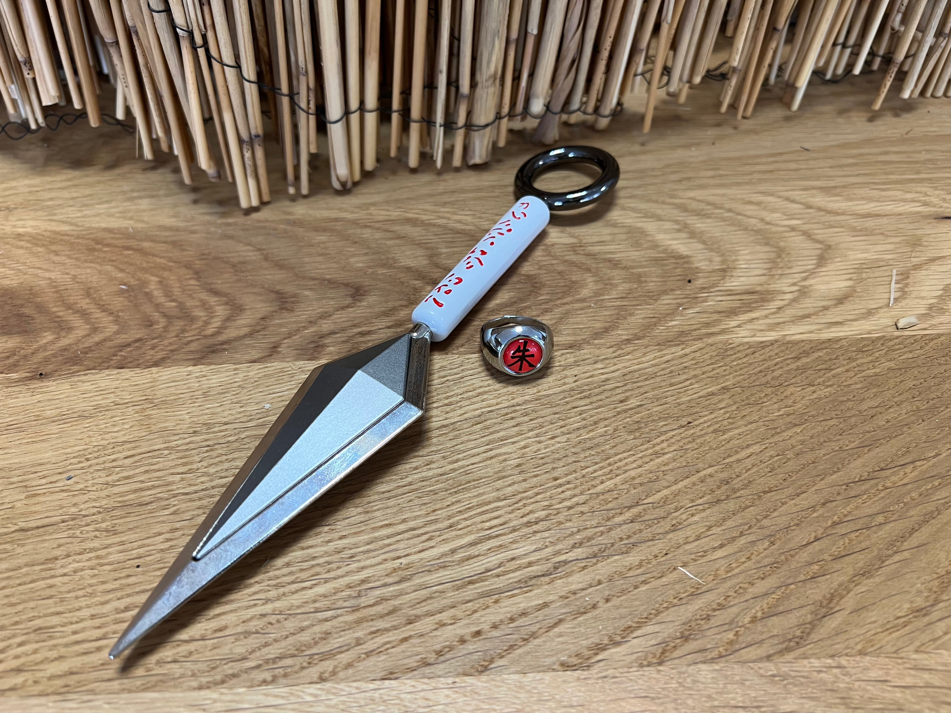 Kunai Set mit Stirnband und Ring - Naruto