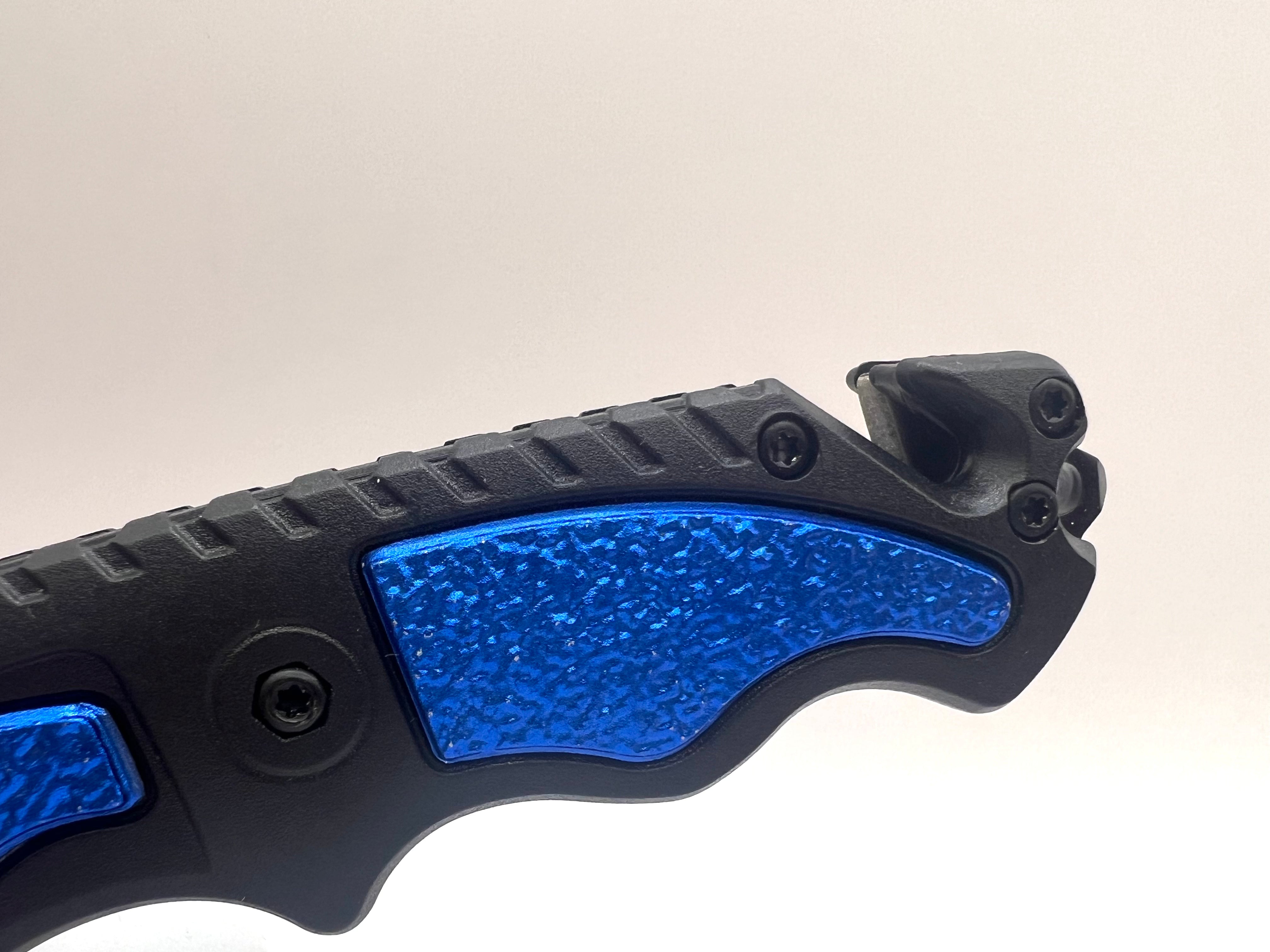 Blaues Federunterstütztes Messer (CW-142-2)