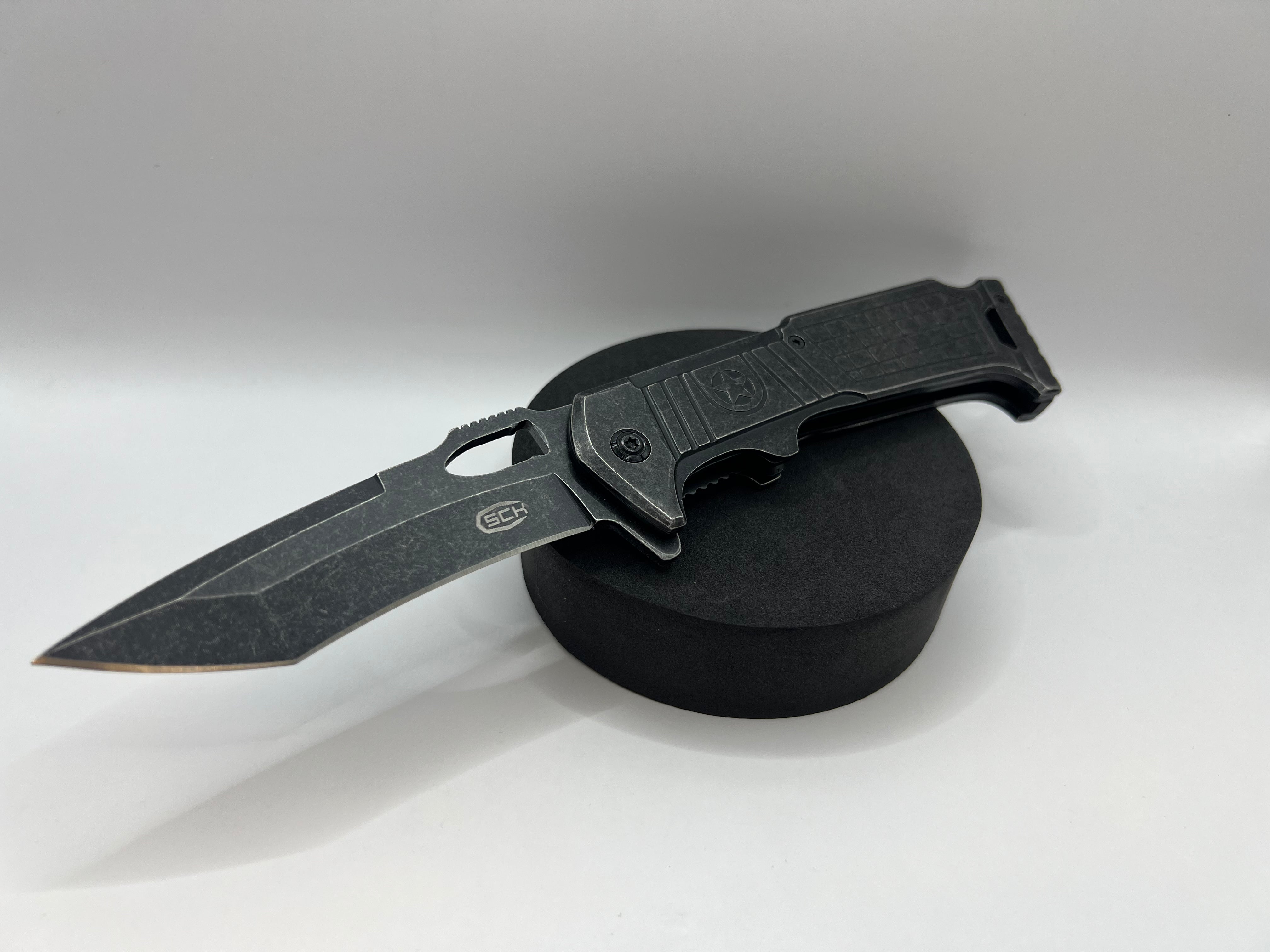Klappbares Taschenmesser mit Federunterstützung (CW-K71)