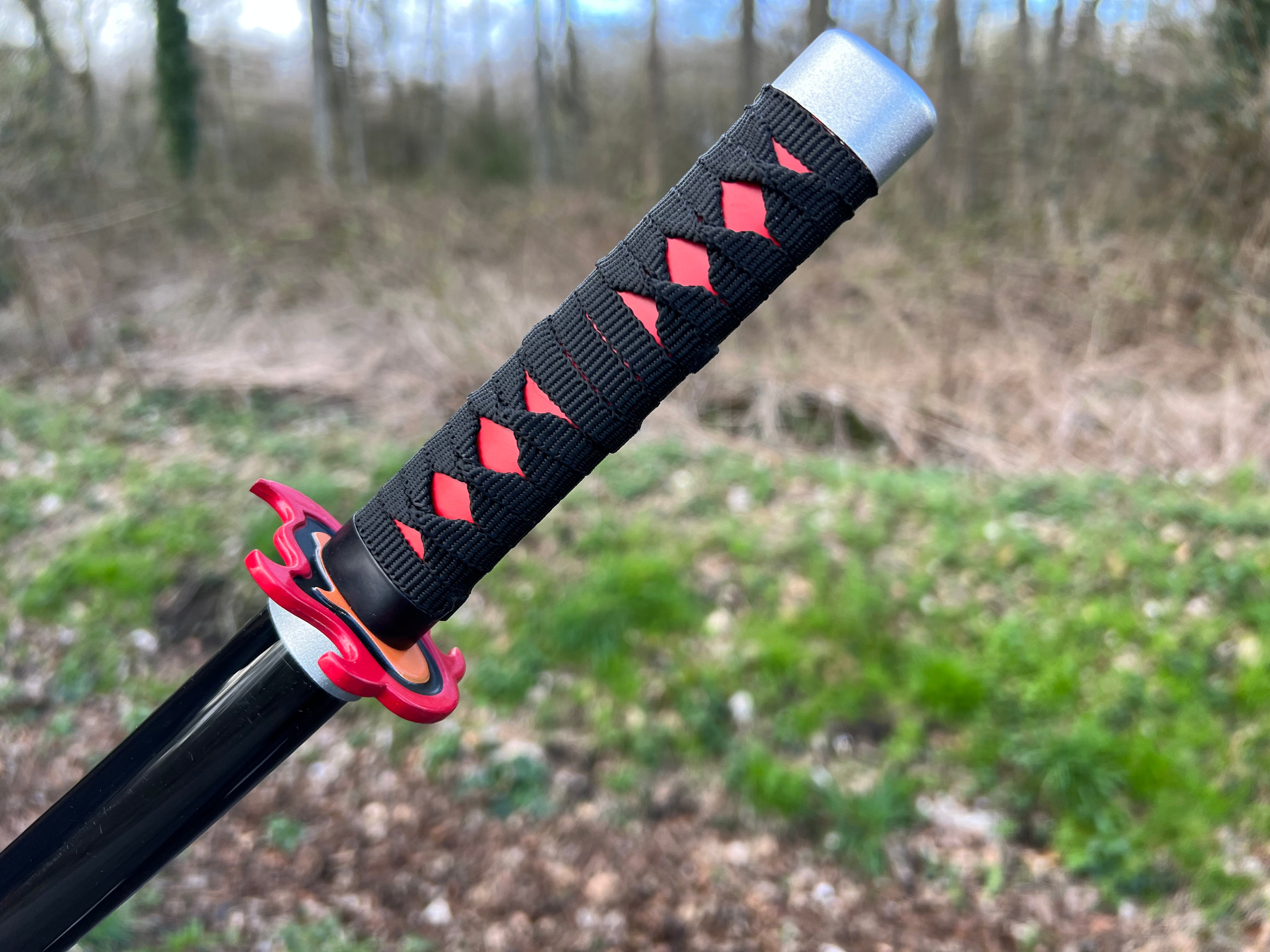 Tanjiro Katana V2 -Demon Slayer (Nichirin)Mini Katana